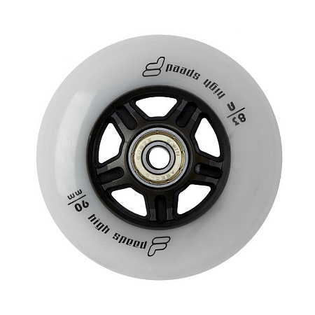 Колеса для роликовых коньков c подшипниками FILA 90/83a + ABEC9 + Alu Spacers 8mm (8 шт)